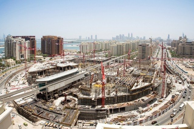 nakheel mall construction