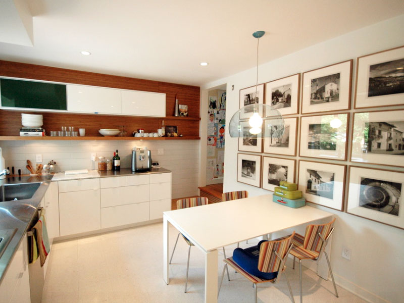 kitchen gallery wall decor idea