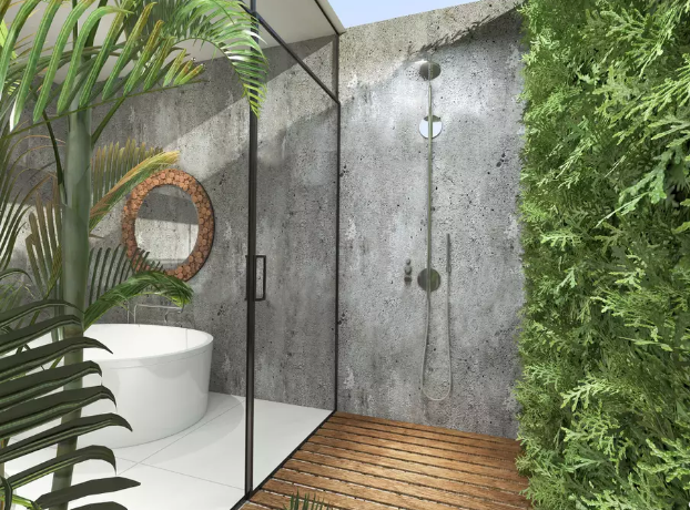 outdoor shower