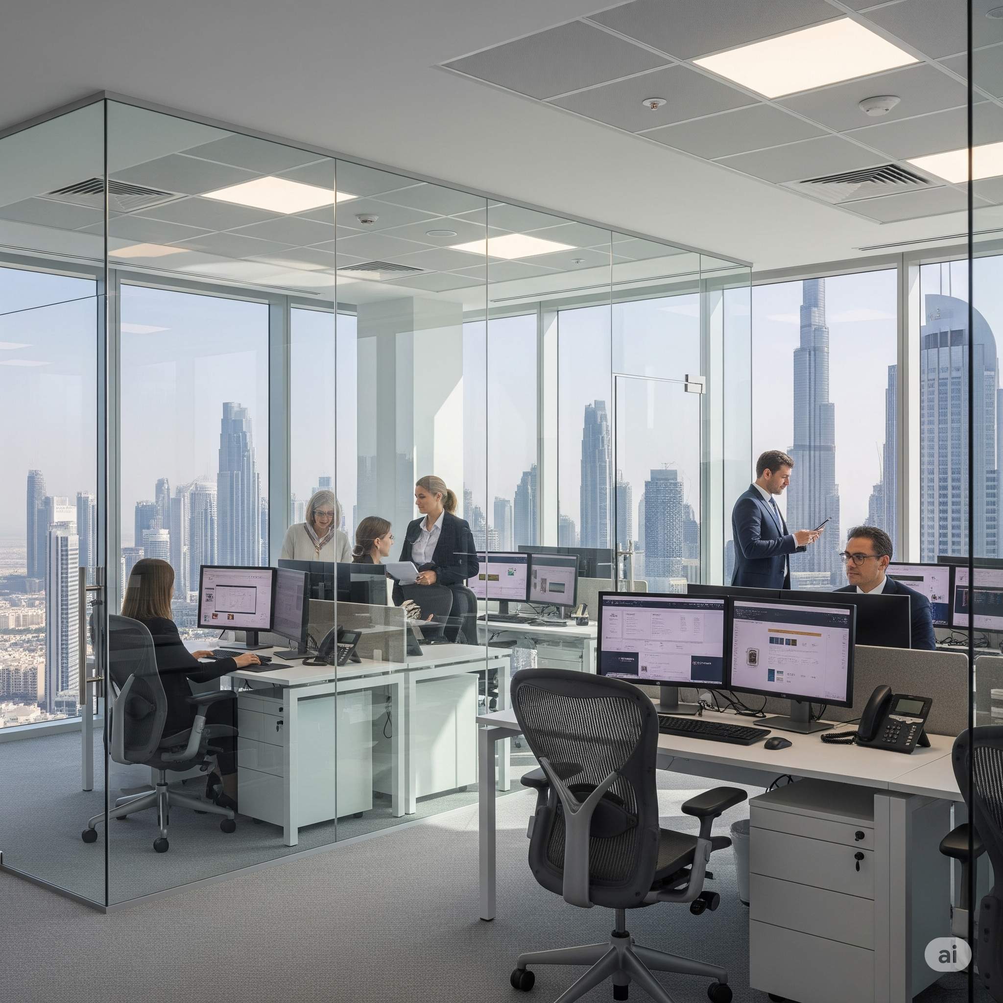 An office in Dubai.